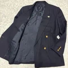 【美品✨】EAST BOY 紺ブレ ダブル 金ボタン 星条旗ラペルピン付き M