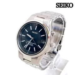 SEIKO SPIRIT電波ソーラー チタン メンズ デイト 廃盤 黒文字盤のサムネイル