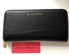 CLATHAS クレイサス　長財布　ラウンドタイプ　レザー調　新品のサムネイル