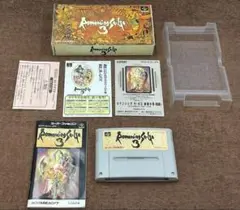 ロマンシングサガ３　箱説明書チラシ　スーパーファミコン