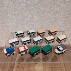 【レトロ】ちびっこチョロQバス、パトカーまとめ売り14個【バラ売り可】