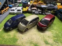 トミカ トヨタ エスティマ　まとめ売り　3台セット　ミニバンのサムネイル