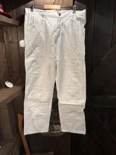 Dickies ホワイトペインターパンツワークパンツ汚れ有り