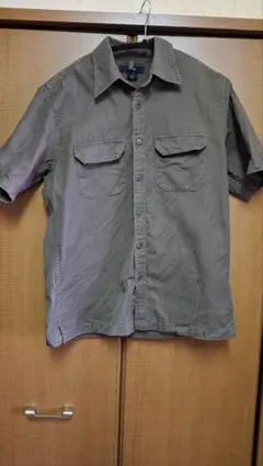 GAP ギャップ ワークシャツ XS（日本S-M相当）カーキ オリーブ 古着