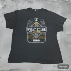 献血センター L プリントTシャツ グラフィック　アメリカ古着　企業Tシャツのサムネイル