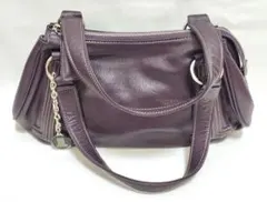 ランバン　LANVIN　バッグ　ダークパープルのサムネイル