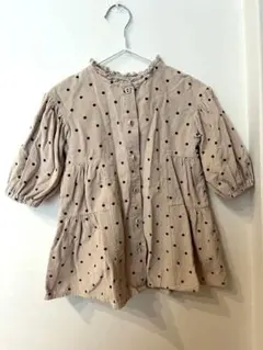 アプレレクール　ワンピース　90 コーデュロイティアードワンピース