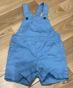 Jacadi 水色ショートオーバーオール 24M 90センチ