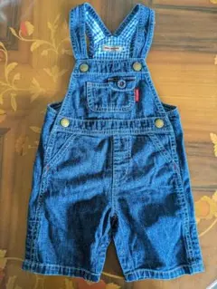 Miki House デニムオーバーオール Sサイズ