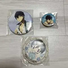 七瀬遙　缶バッジセット　コミケ　Free! ハイ⭐︎スピード