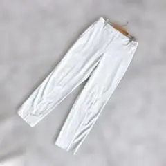 A3570【プラステ/PLST】ライトグレー ストレートパンツ/センタープレスS