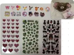 平成レトロ 当時物 シール＆シュガーバニーズ ぬいぐるみチャーム　セット