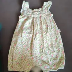 baby Gap冬用 花柄ロンパース 12-18ヶ月