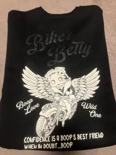 【新品タグ付】Biker Betty スウェット トレーナー ブラックMサイズのサムネイル