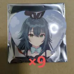 学マス GIGO トレーディングハート缶バッジ 月村手毬 9個セット