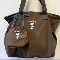 スヌーピSnoopy トートエコバッグ
