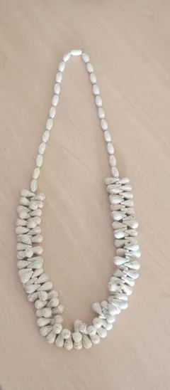 ヴィンテージ　ホワイトバッファーロー　ネックレス