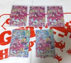 映画名探偵プリキュア カードグミ5枚 キュアワンダフル わんぷり
