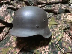 WW2 ドイツ軍 実物 M42 ヘルメット 58㎝ - メルカリ
