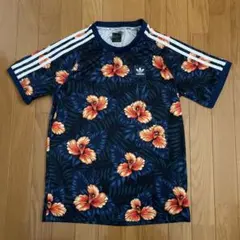アディダス オリジナル 半袖 Tシャツ メンズ L 花柄