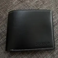 DEABOLAR 二つ折り財布 ブラック