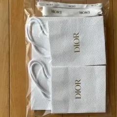 Dior ショップ袋 3点セット ホワイト