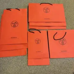 HERMES ショップ袋 紙袋 ショッパー 50枚 ミニサイズ 小サイズ - メルカリ