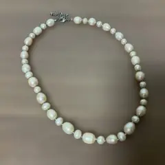 淡水パール ネックレス バロックパール　ピンク
