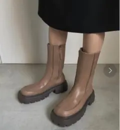 【新品未使用】Ameri SHARK SOLE SQUARE BOOTS