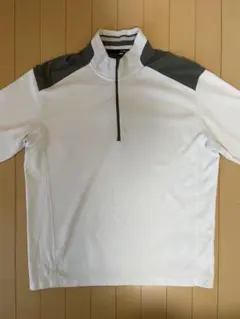 NIKE GOLF ハーフジップ 長袖 L DRI-FIT 白 ゴルフウェア