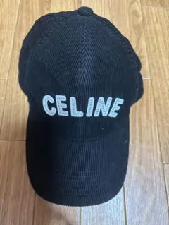 CELINE コーデュロイ ベースボールキャップ ブラック Mサイズのサムネイル