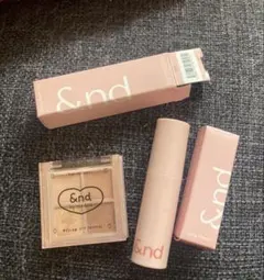 【3点セット】ロムアンド　ローソン　リップ　ティント　アイパレット