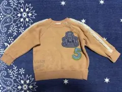 【TINKERBELL】トレーナー/95㎝ 袖にニットの縄編みのデザイン