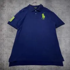 00s】Ralph Lauren ビッグポニー ポロシャツ 短丈 SWAG - メルカリ