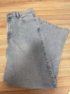 ケミカルウォッシュ ワイドデニムパンツのサムネイル