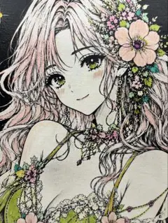 オリジナルイラスト 原画コピック アート 手書きイラスト - メルカリ