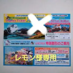 ☆レモン様専用☆　ハーモニーランド特別割引券のサムネイル