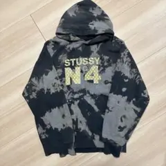 sttusy N4 パーカー　タイダイ　古着屋購入