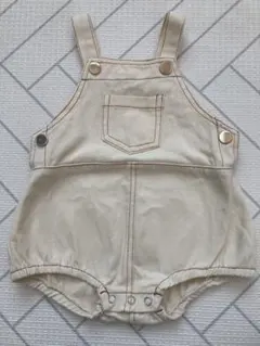 【美品】オーバーオールロンパース男女兼用