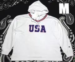 新品 Champion フードロンT M ビッグシルエット　ヘビーウェイト