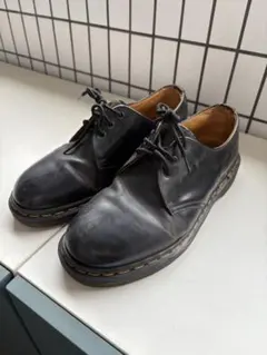 Dr. Martens ブラックレザーシューズ　3ホール