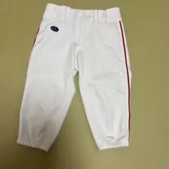 ショートタイプ　ホワイト 赤ライン　S