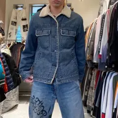 GAP S c-boy y2k アーカイブ ボア シェルパデニムジャケット