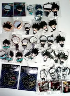 呪術廻戦　ラバーマスコット詰め合わせ　五条悟、伏黒恵セット