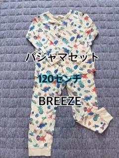 恐竜プリント パジャマセット 120cm長袖