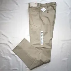 【未使用】UNIQLO ドライ スタイルアップ ノータックパンツ W76×L76