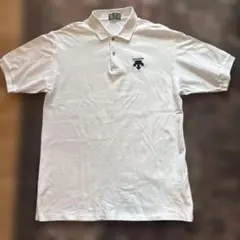 DESCENTE ホワイト ポロシャツ