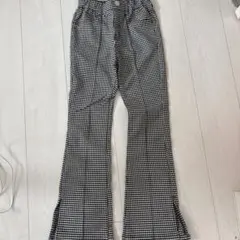 ジェニィ ギンガムチェック スリット ロングパンツ 150cmのサムネイル