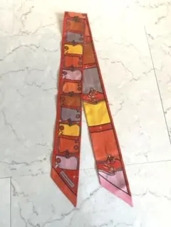 エルメス　ツイリー　オレンジ 馬柄 ケリー柄 楽天市場】エルメス ツイリー JOCKEY ジョッキー 馬術用帽子