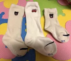 【値下げ】ミキハウス・ダブルビー　靴下3足セット 13-15cm